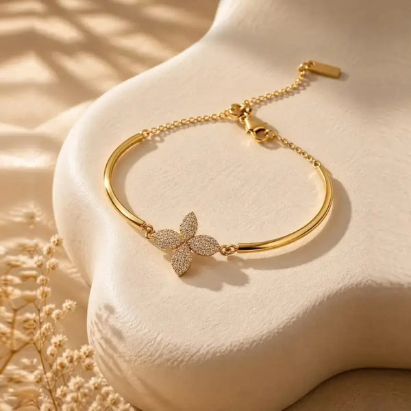 Gold Butterfly Adjustable Bracelet