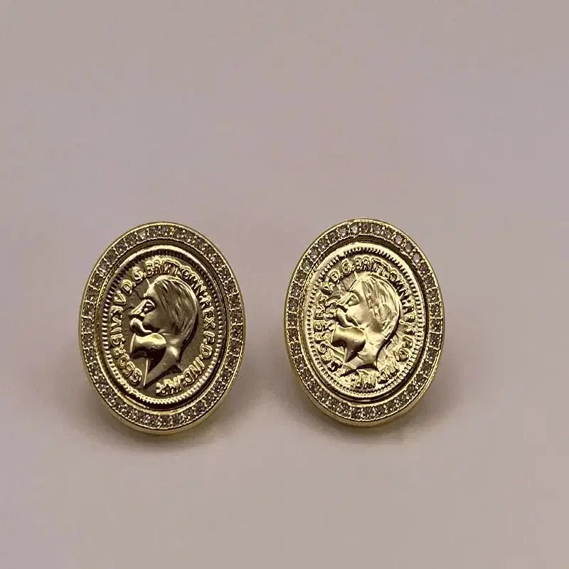 Lera bracelet plated gold with matching earring