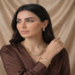 18K Gold Plated Jewelry Set with Cuban Link Design