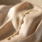 Elegant Gold-Plated Multi-Star Chain Bracelet with Zirconia