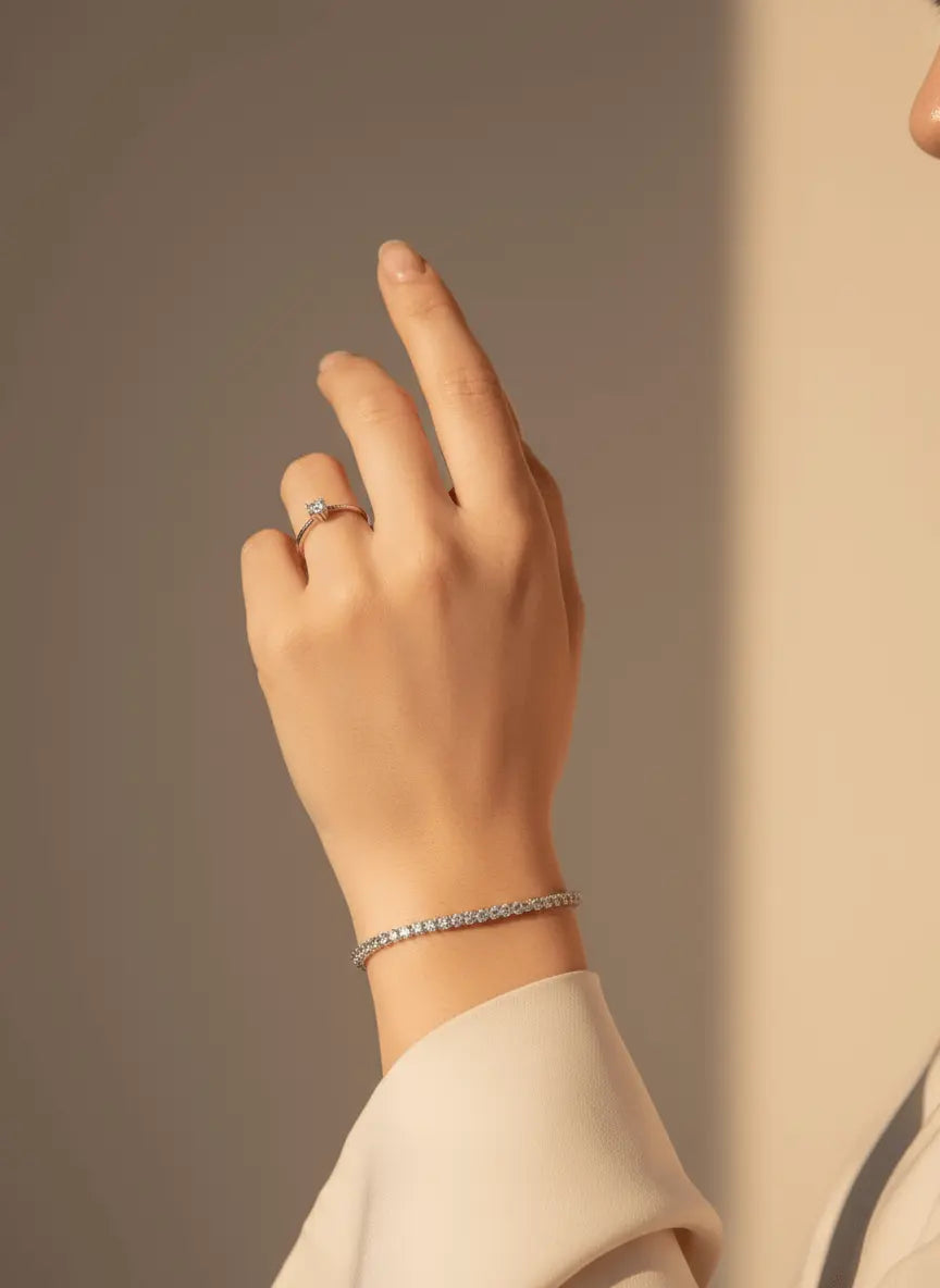 Classic Crystal Tennis Bracelet