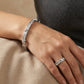 Silver Baguette X Bracelet & Ring Set