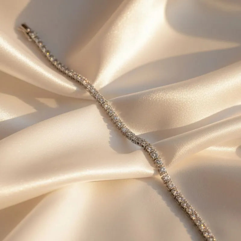 Classic Crystal Tennis Bracelet