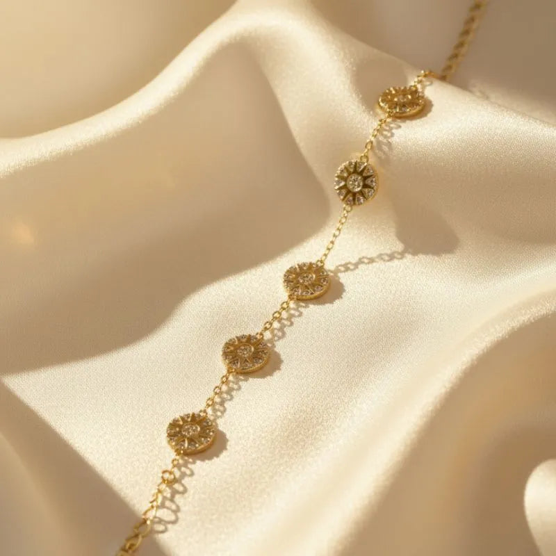 Daisy London Apollo Amulet 18kt gold-plated sterling silver Nicklace & Earning