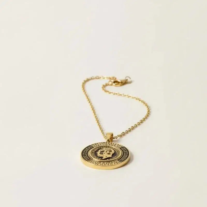 Gold Coin Pendant Necklace