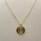 Gold Coin Pendant Necklace