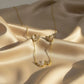 Gold Plated Mother of Pearl Butterfly Set