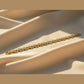 Gold Plated Pavé Circle Tennis Bracelet