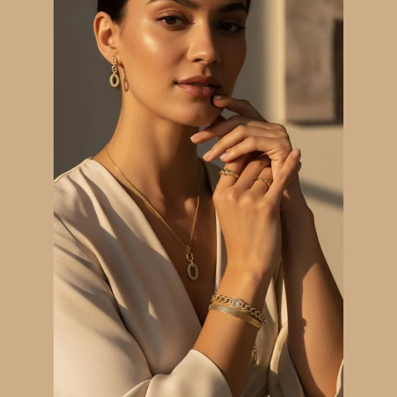 Golden Harmony Gold Plated Jewelry Bundle