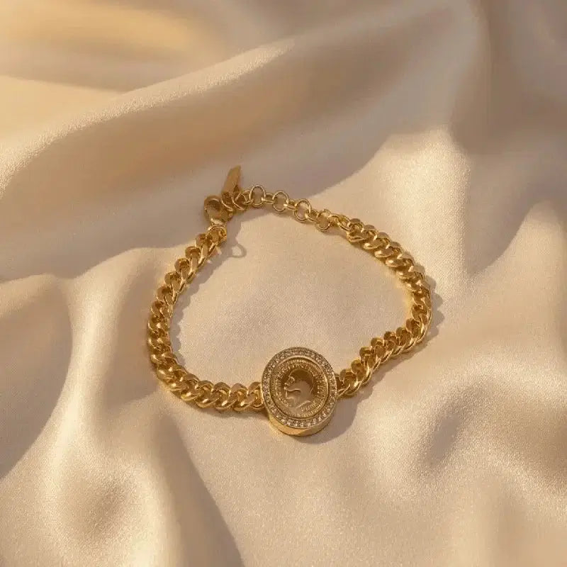 Lera-bracelet-plated-gold-with-matching-earring