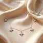 Luxury Gold-Plated & Silver Sparkling Star Necklace and Earrings Set7
