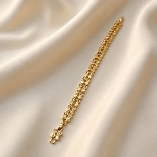 Minimalist Gold Plated Bracelet - 18K Gold Plated Jewelry