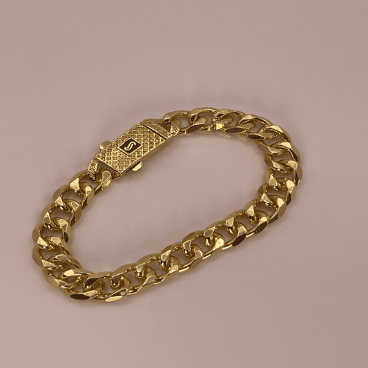 Monaco plated gold bracelet