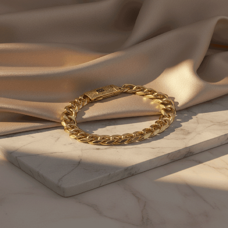 Monaco plated gold bracelet