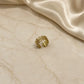 Open Chain Link 18K Gold Plated Ring