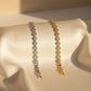 Tennis bracelet ( gold , silver)