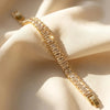 Classic Single-Row Solitaire-Cut Zirconia Bracelet
