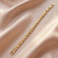 Premium 21k Gold-Plated Intricate Arab Leaf Bracelet