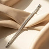 Luxury Double-Row Zirconia Bracelet - Silver