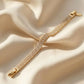 Luxury Three-Row Radiant Zirconia Tennis Bracelet -Gold and Silver