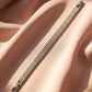 Luxury Three-Row Radiant Zirconia Tennis Bracelet -Gold and Silver