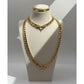 Versace plated gold chain Set